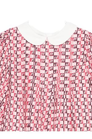 abito in cotone multicolor FENDI KIDS | BFB573AYMGF1TKH